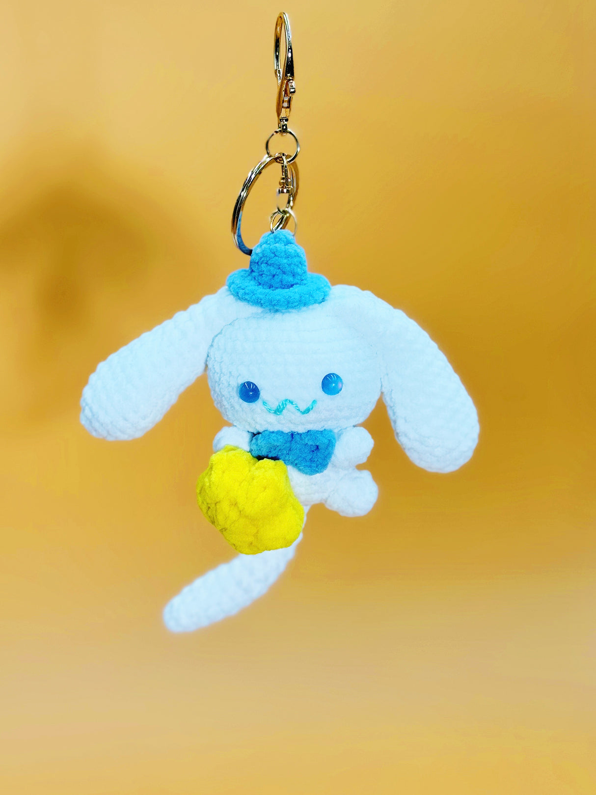 White dog Keychain