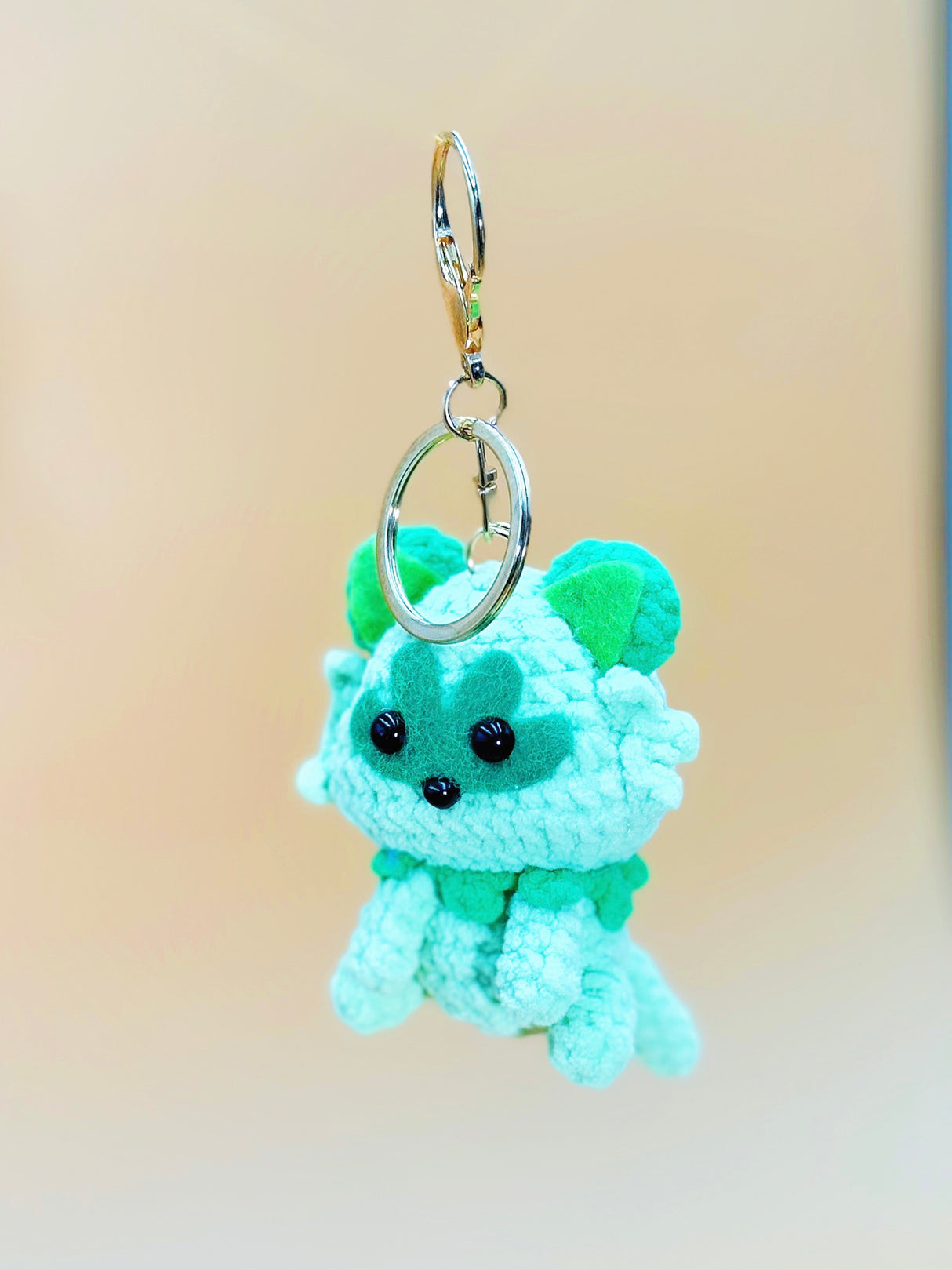 Sprigati Cat Monster Keychain