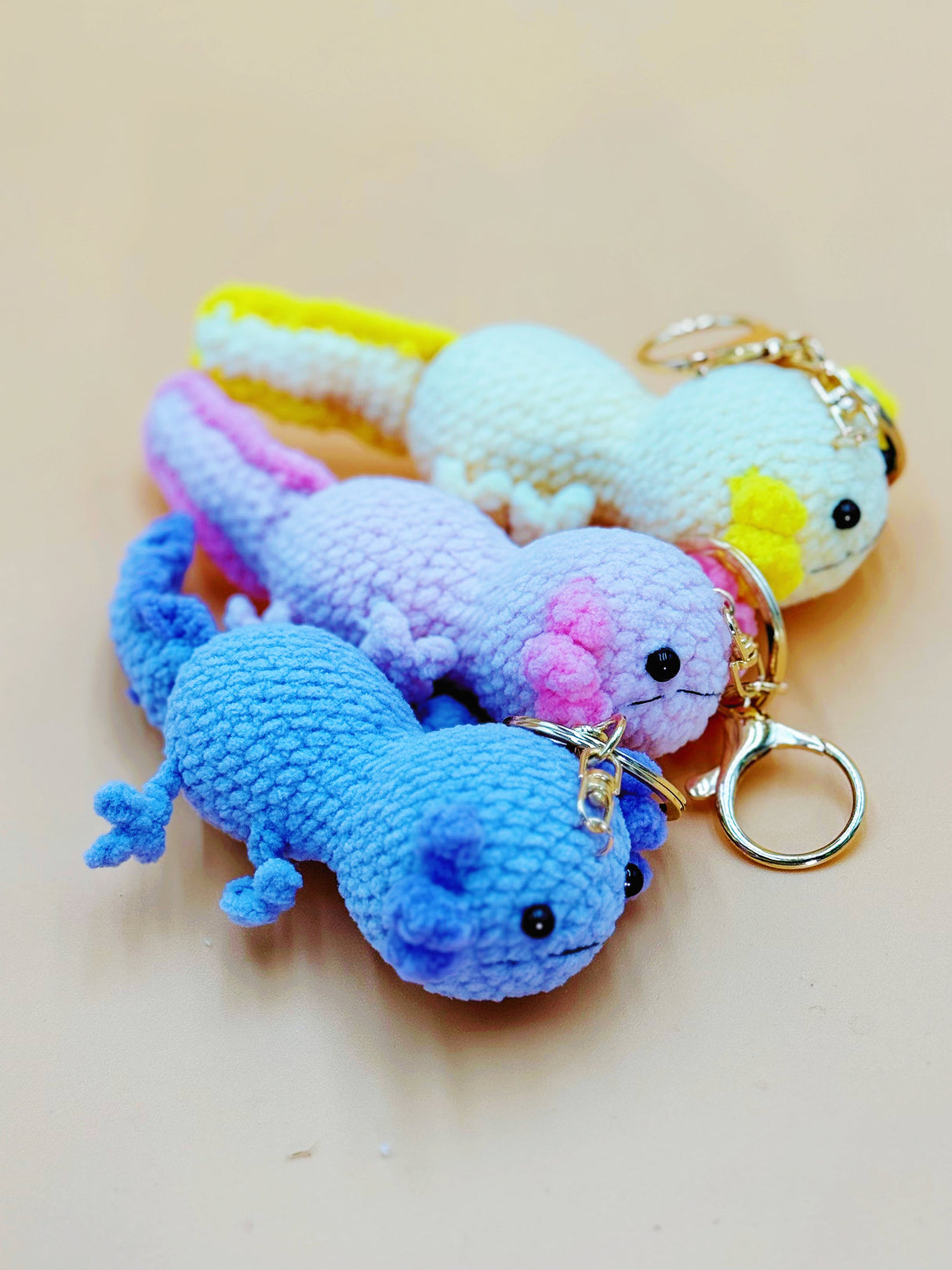 Axolotl Keychain