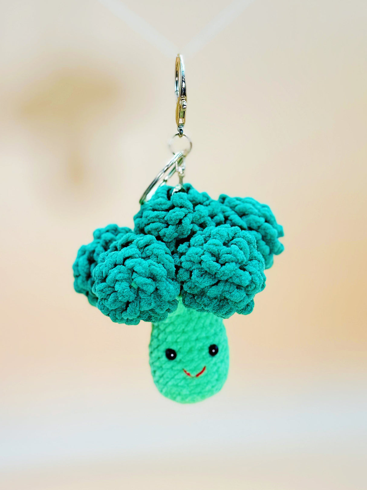 Broccoli Keychain