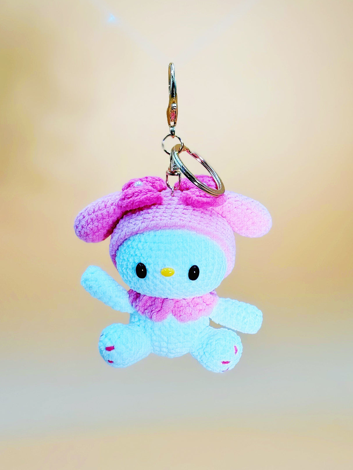 Melody Kitten: Crochet Keychain