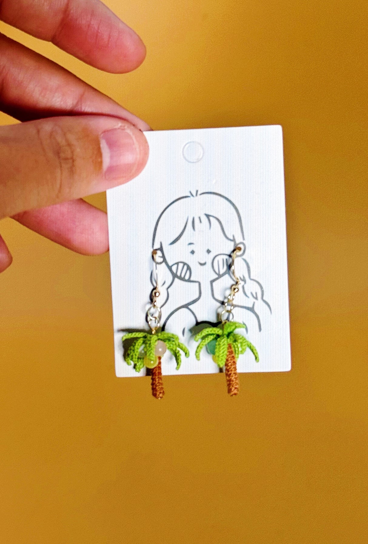 Coconut Tree Earrings