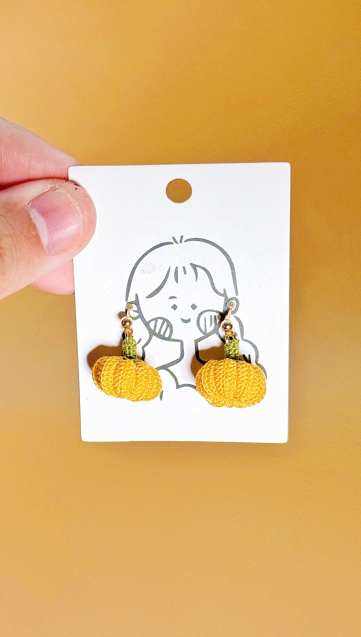 Pumpkin Earrings