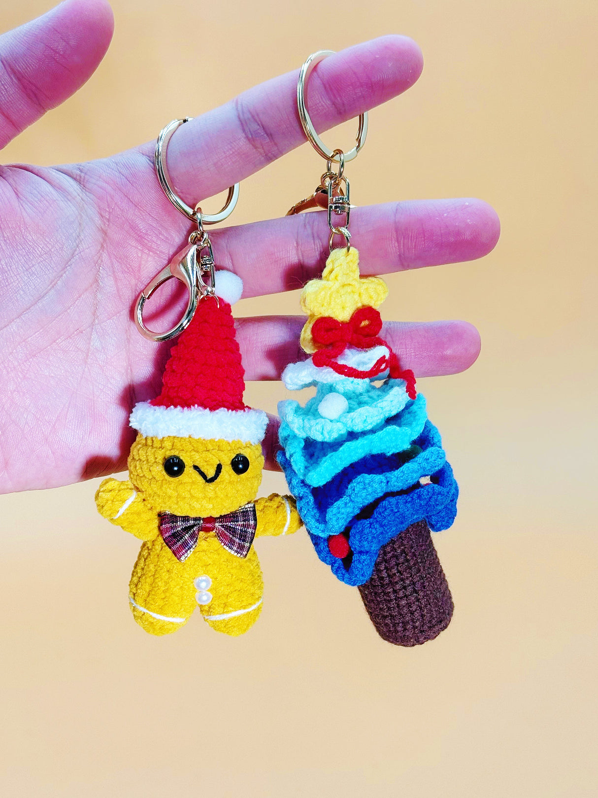 Gingerbread man Keychain
