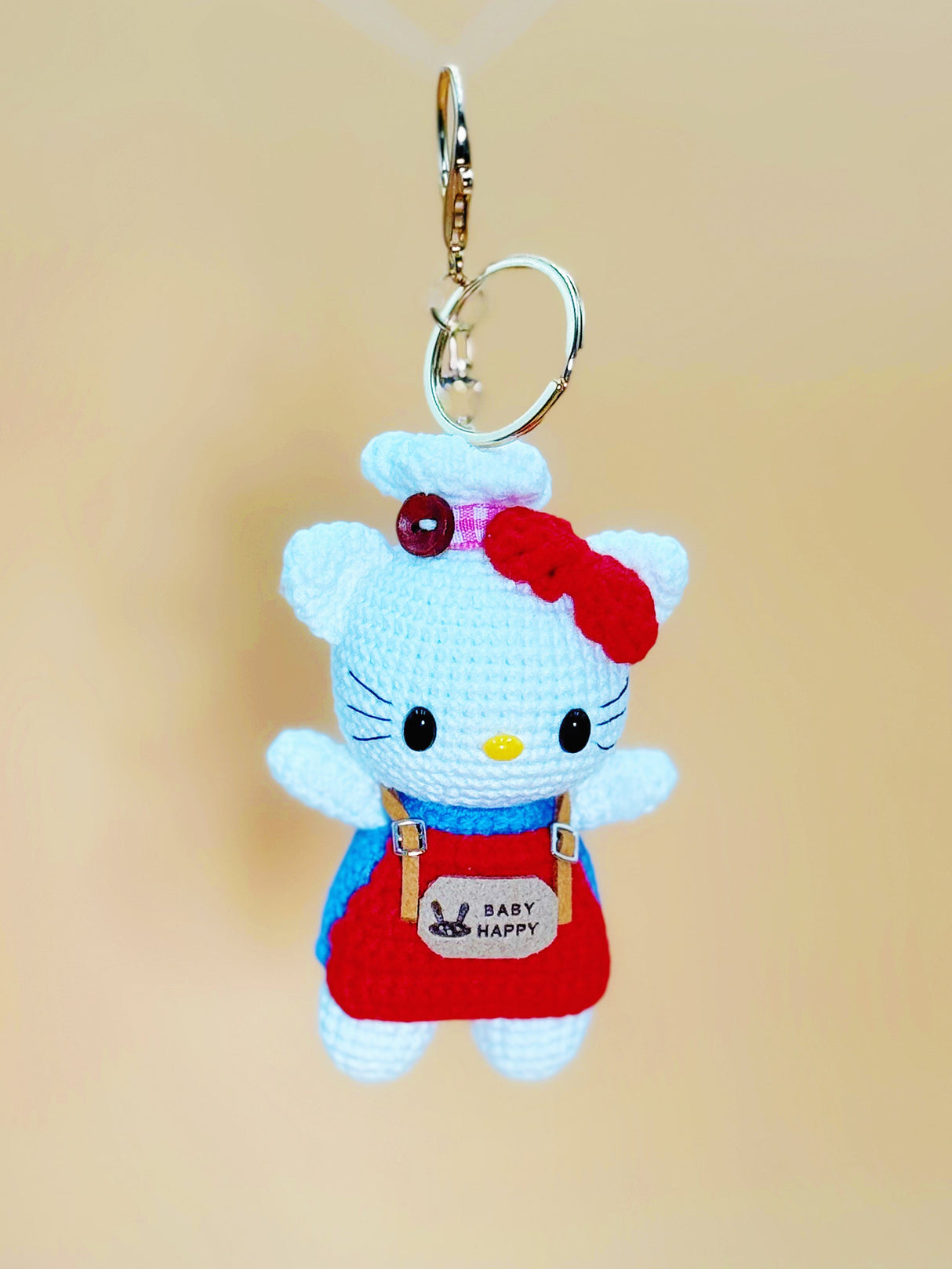 Chef Kitty Keychain