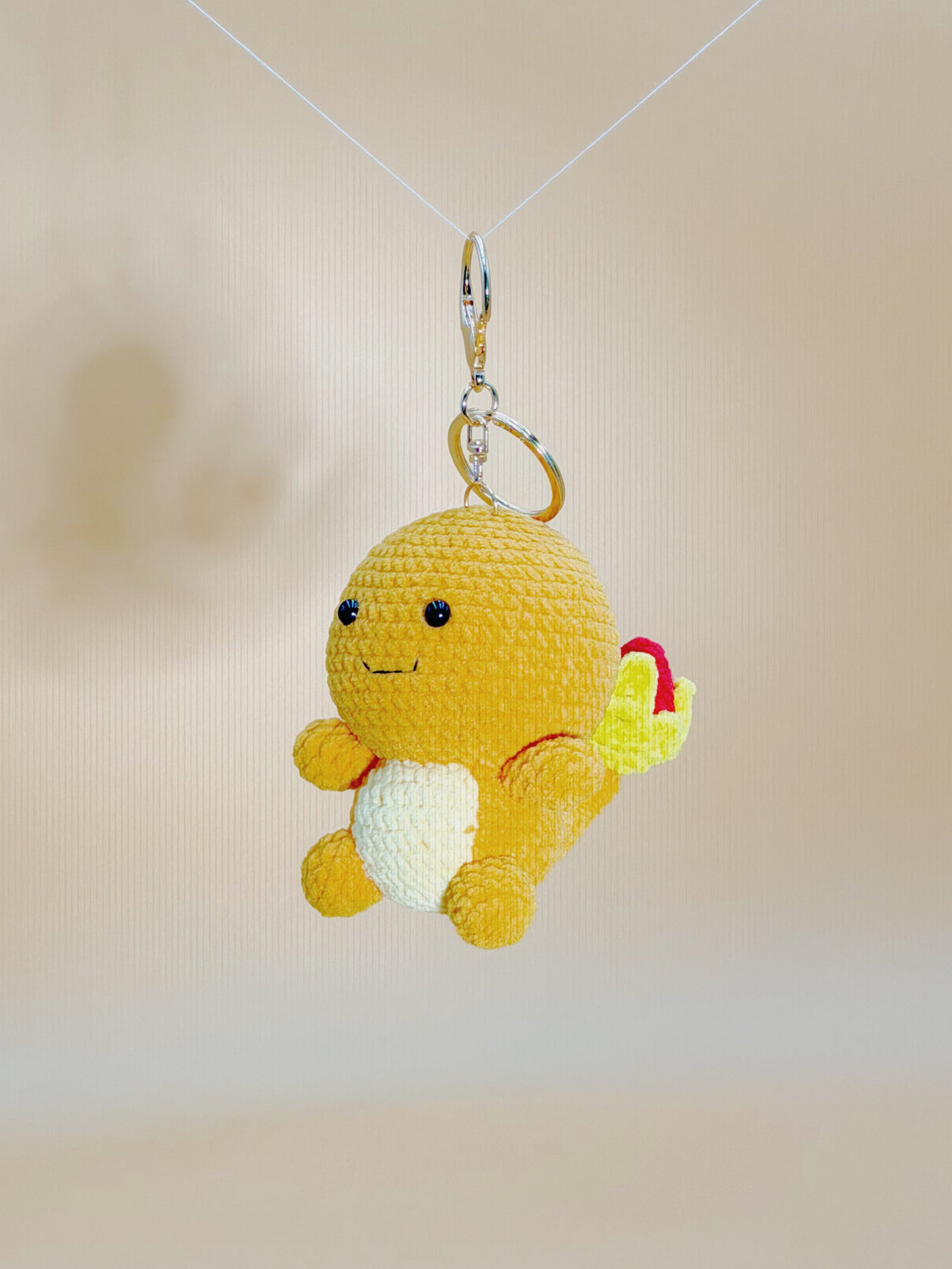 Charmand Fire Dragon Keychain