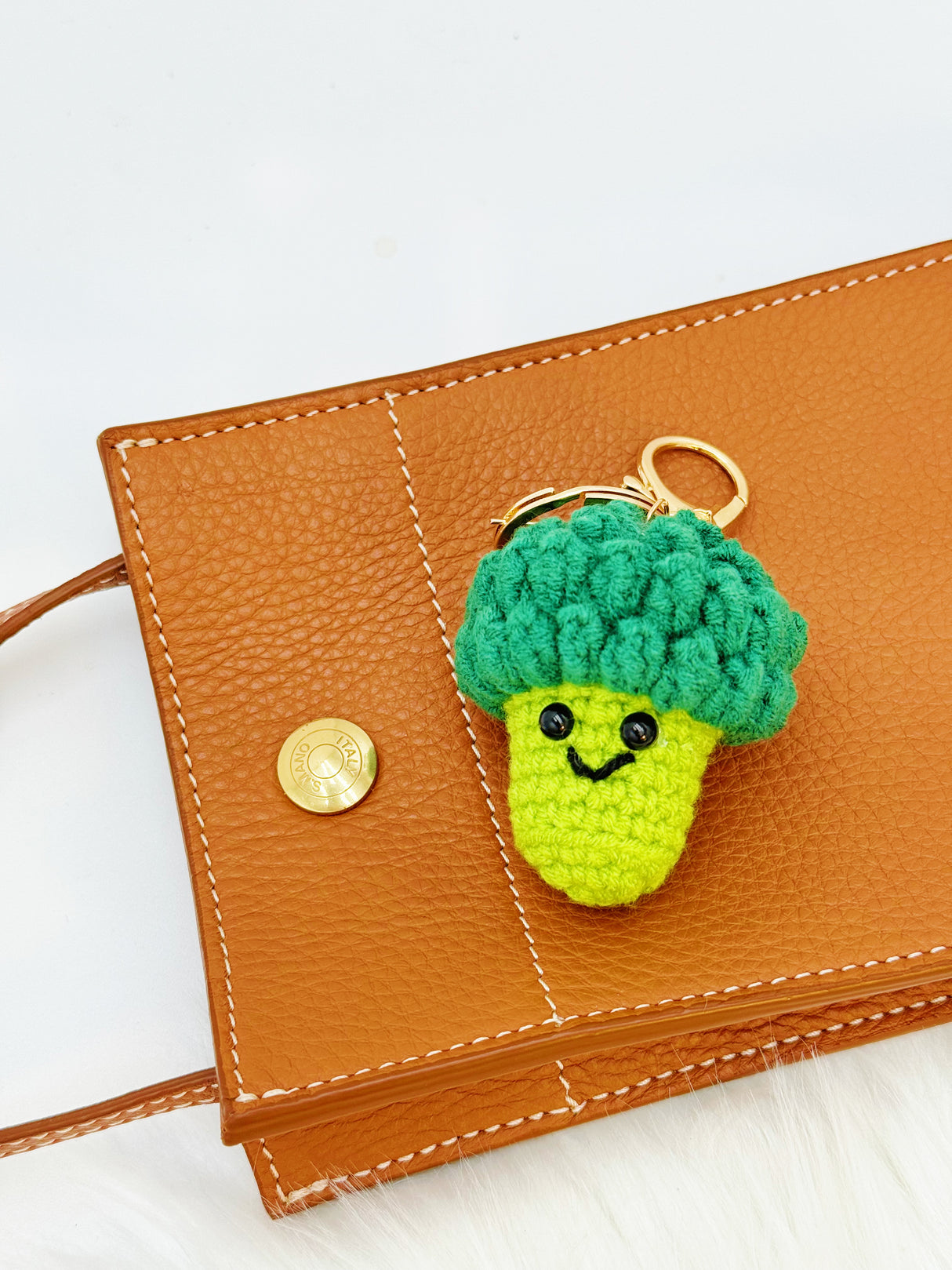 Broccoli Keychain