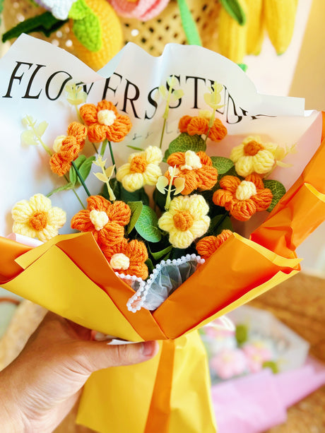 12pc Gradient Color Small Puffs