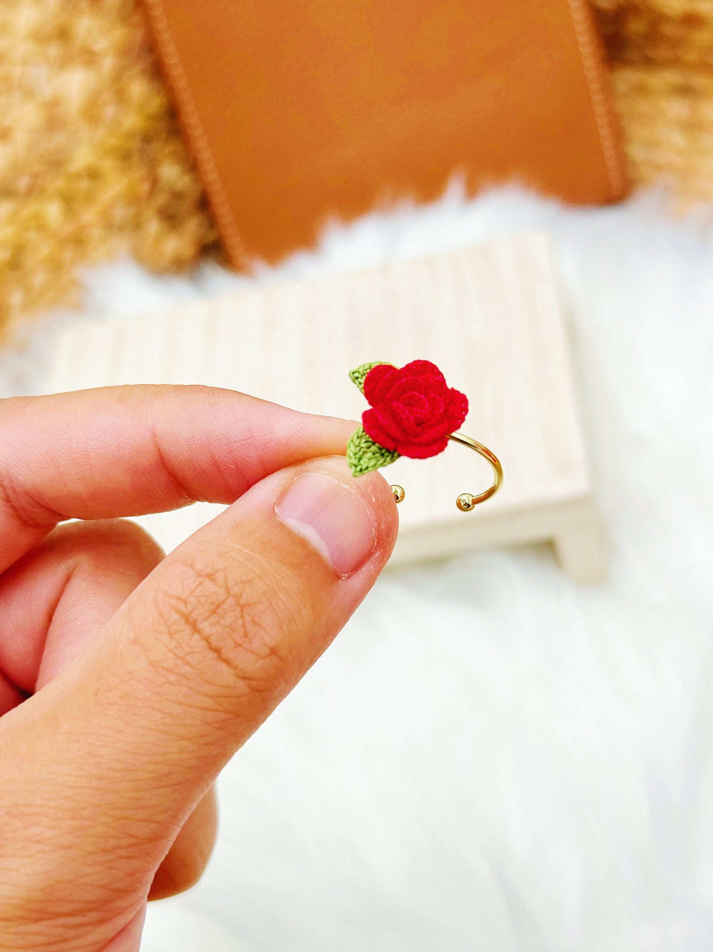 Red Rose Ring (Open Ended)
