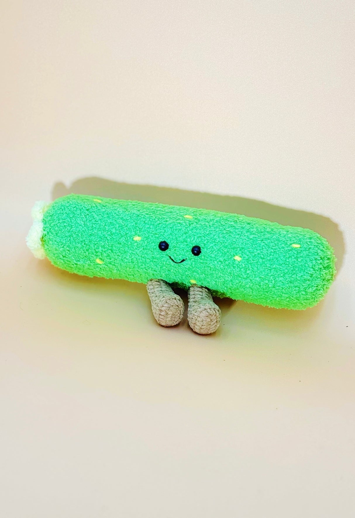 Smile Pickle Plushie