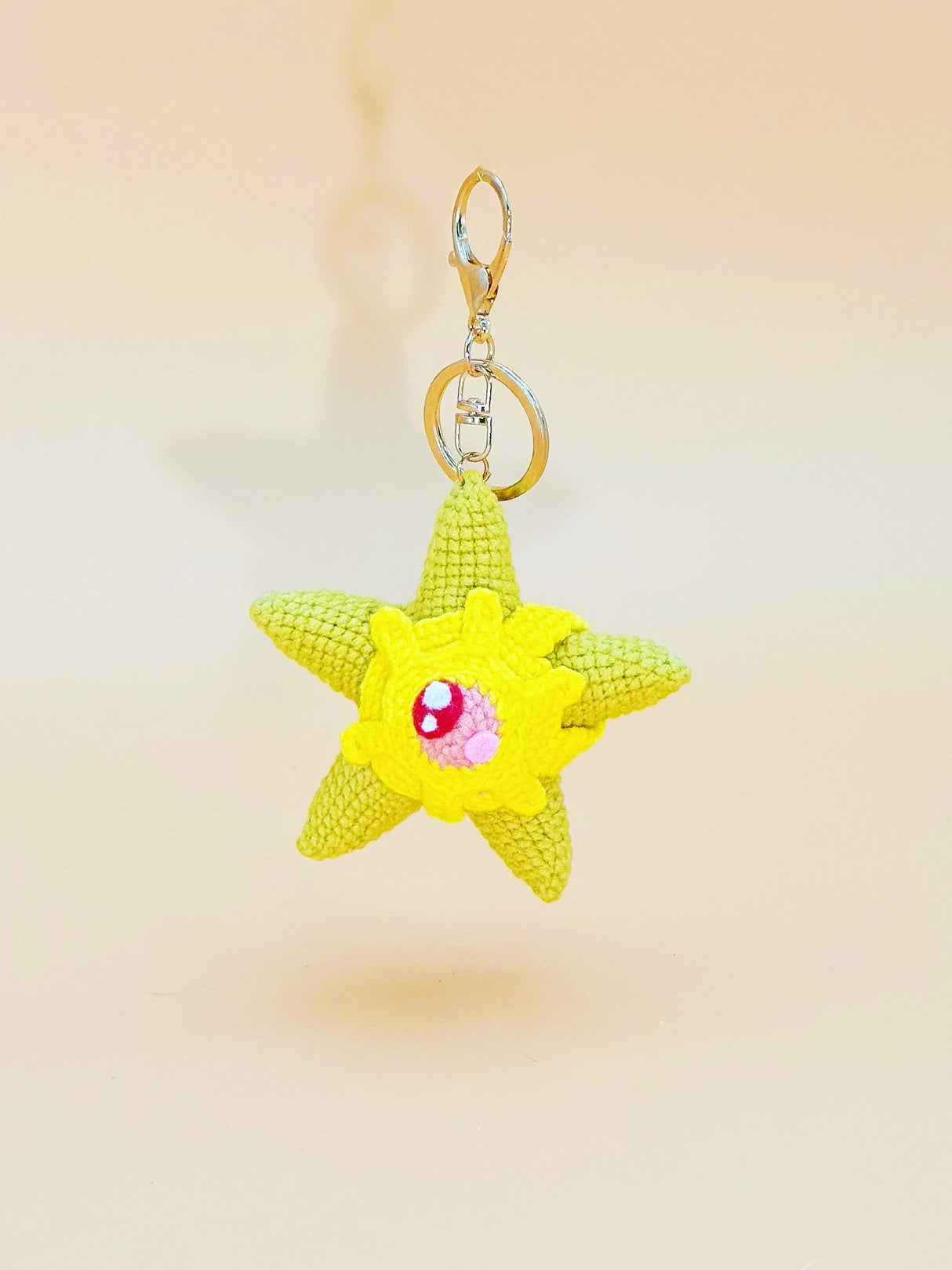 Yellow Star Monster Keychain
