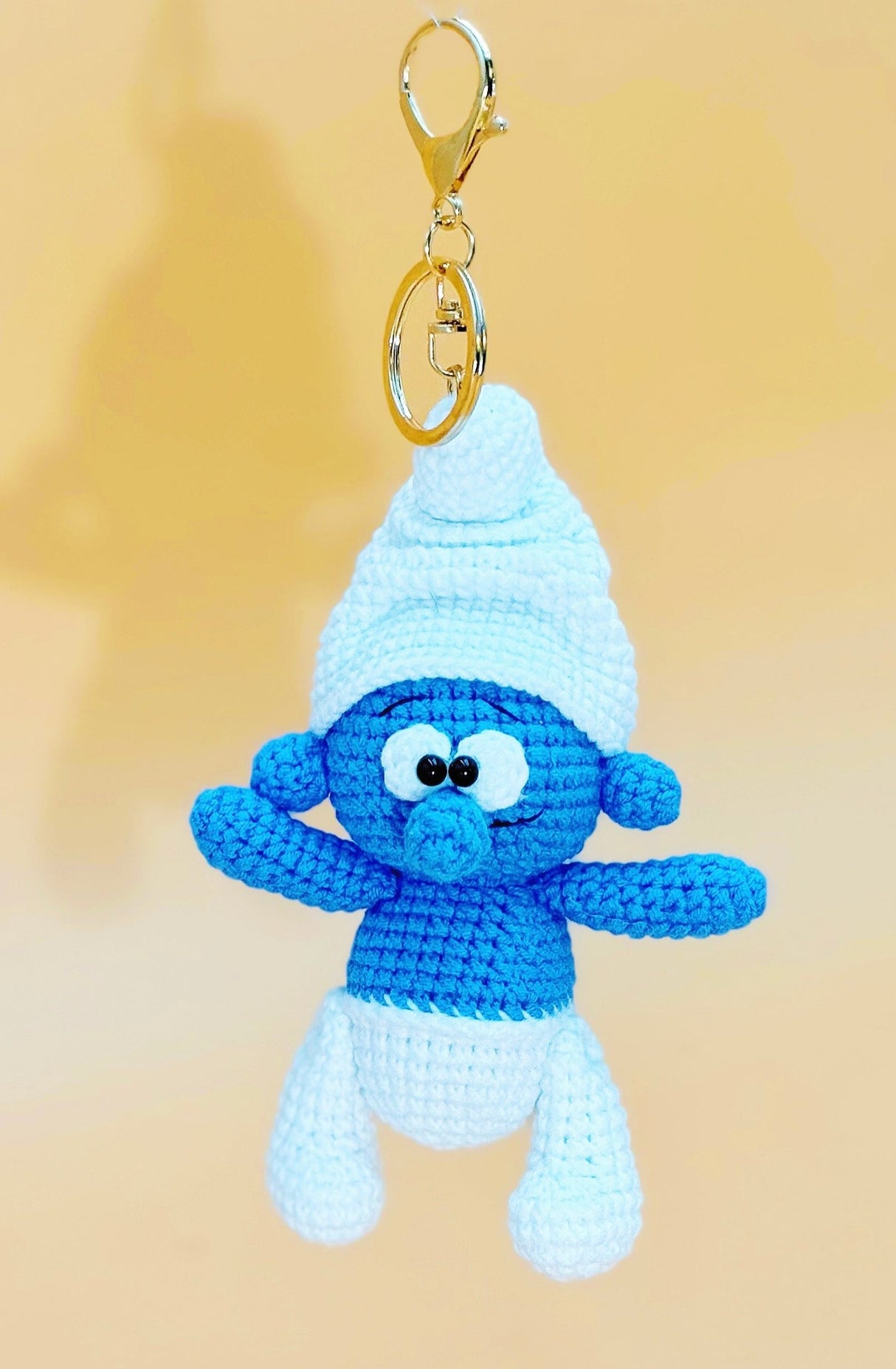 Blue monster boy Keychain