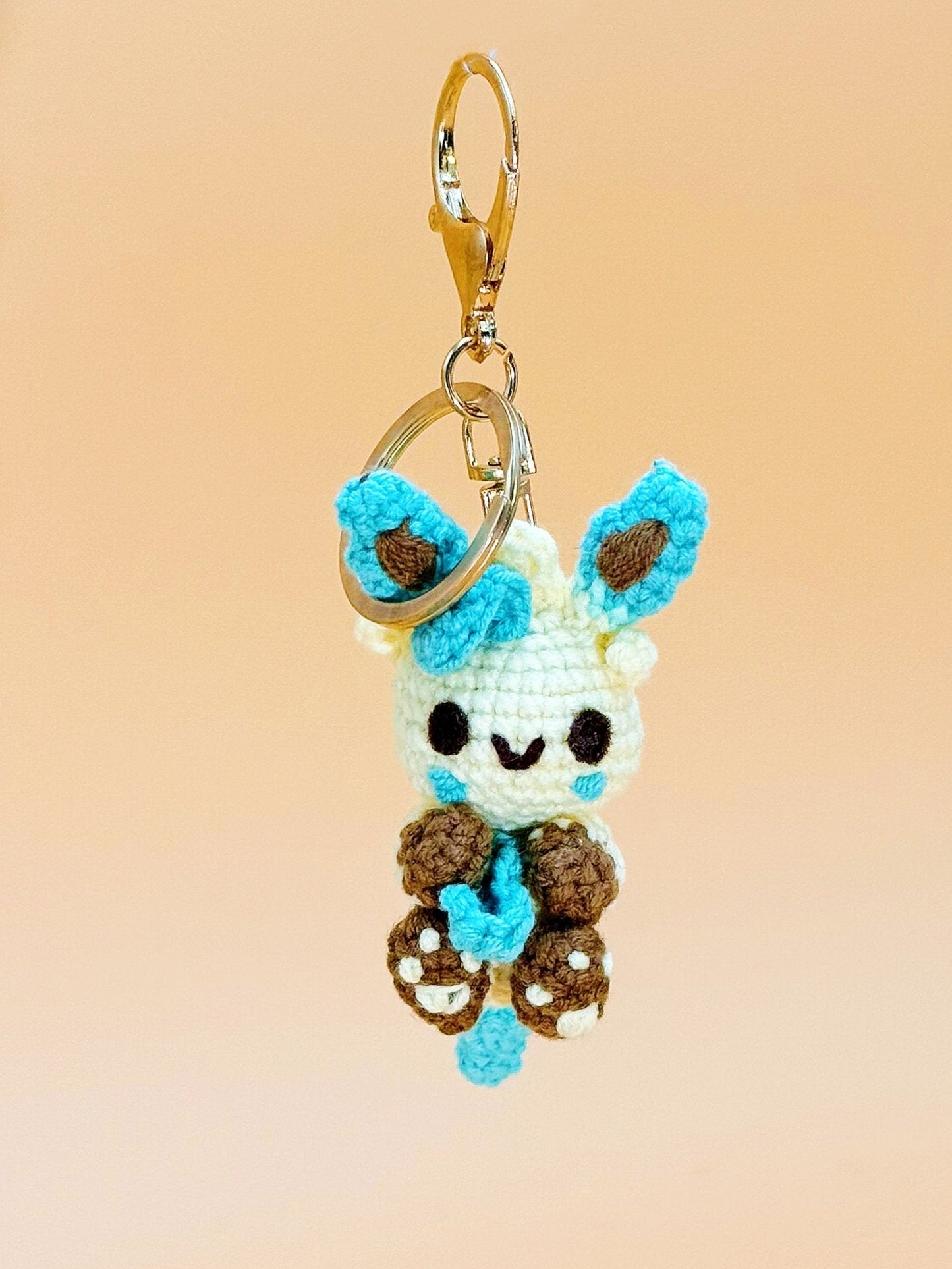 Leaf Evolve Monster Keychain