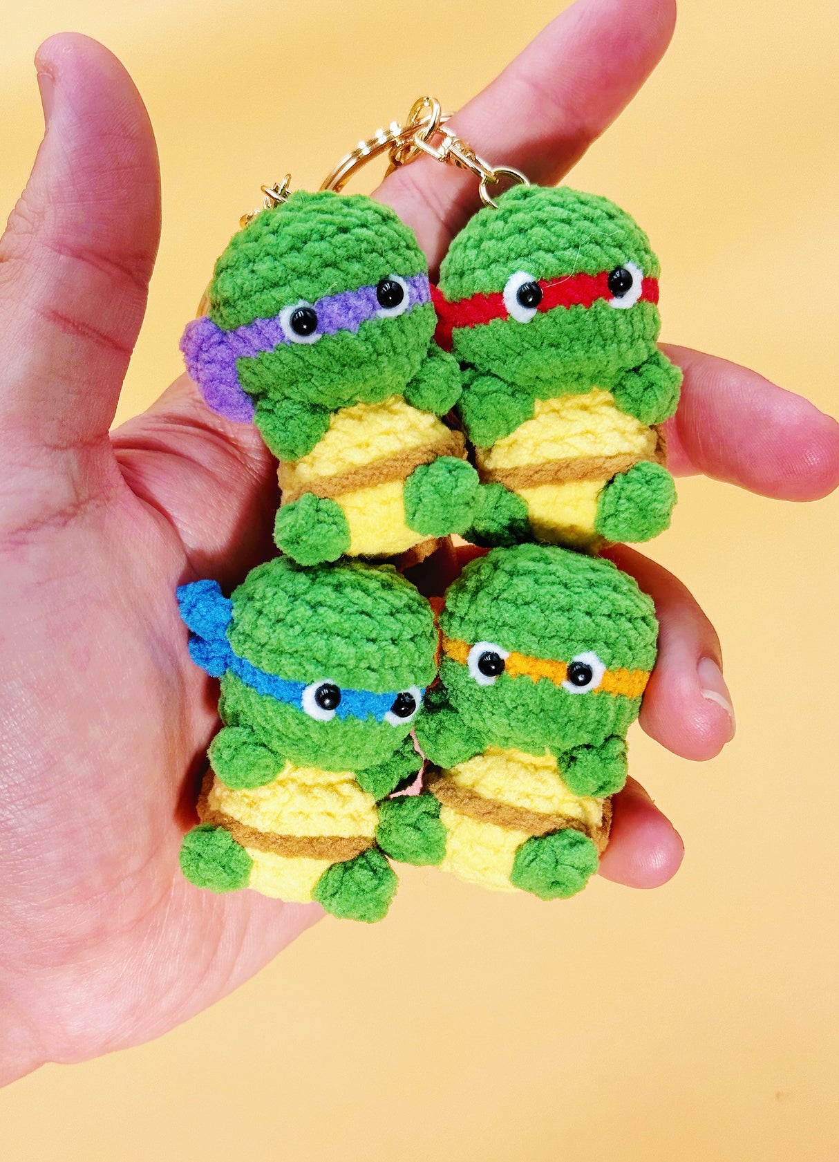 Ninja Turtle Keychain