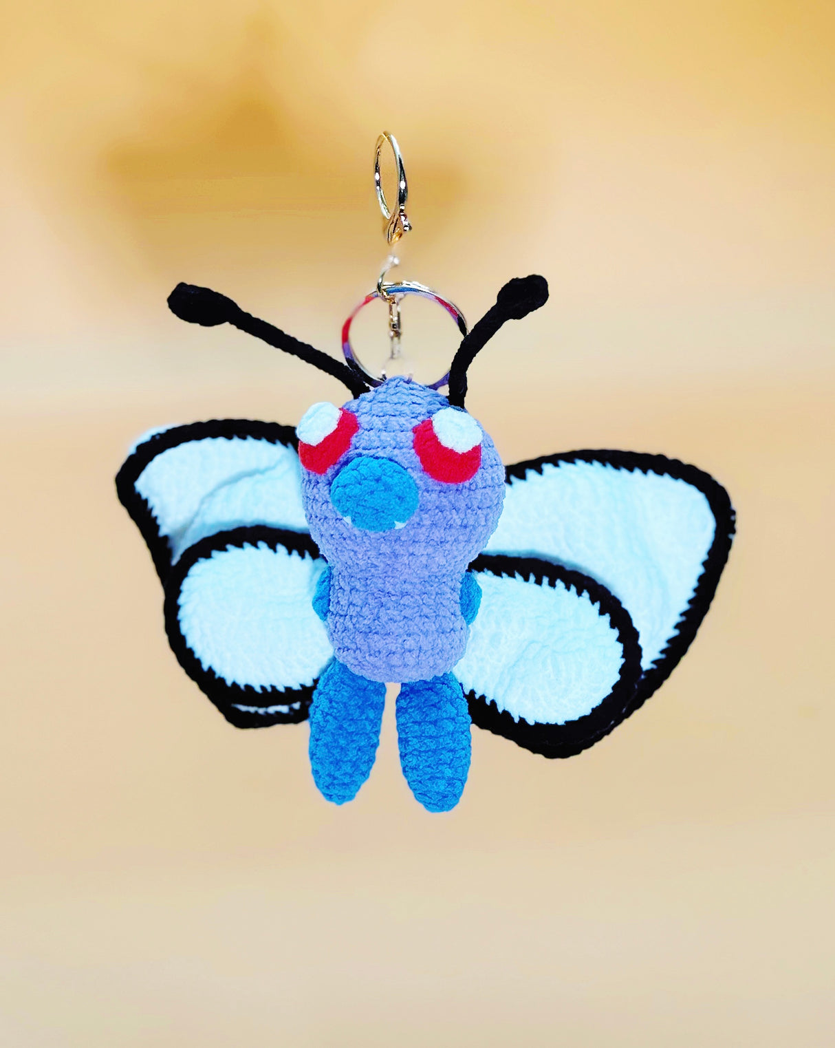 Butterfly Monster Keychain