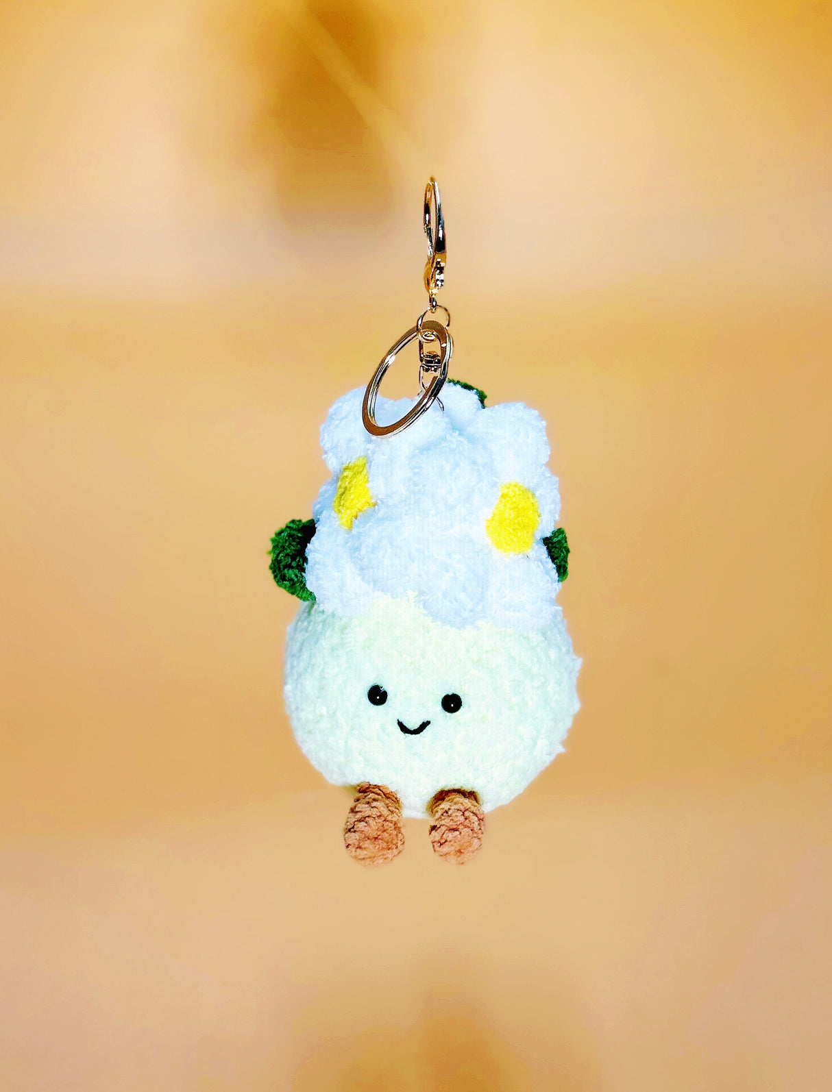 Pear Flower Keychain