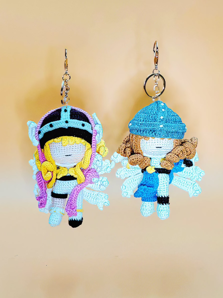 Angel man/woman Keychain (14cm)