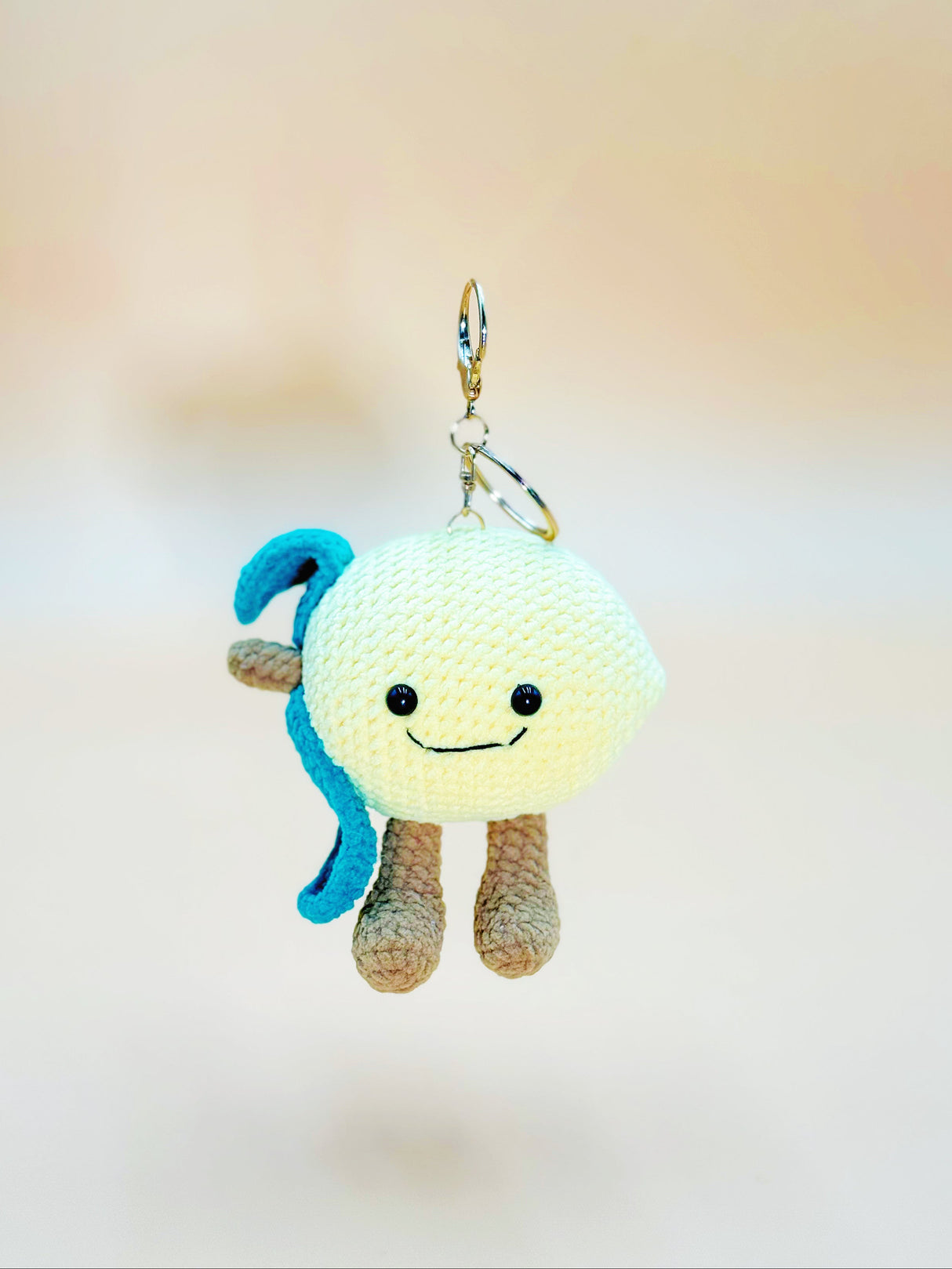 Smile Lemon Keychain