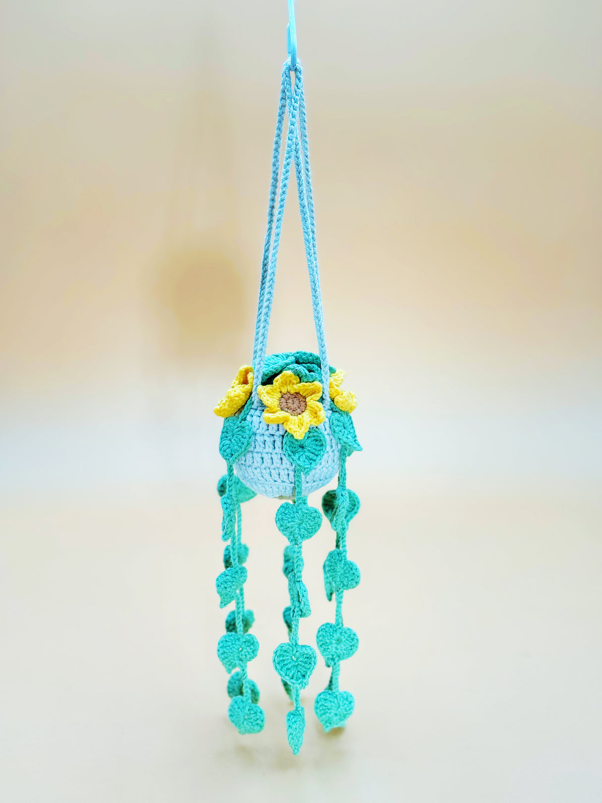 Sunflower Plant Basket Hanger