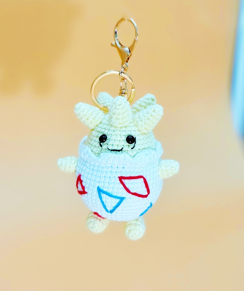 Egg Monster Keychain
