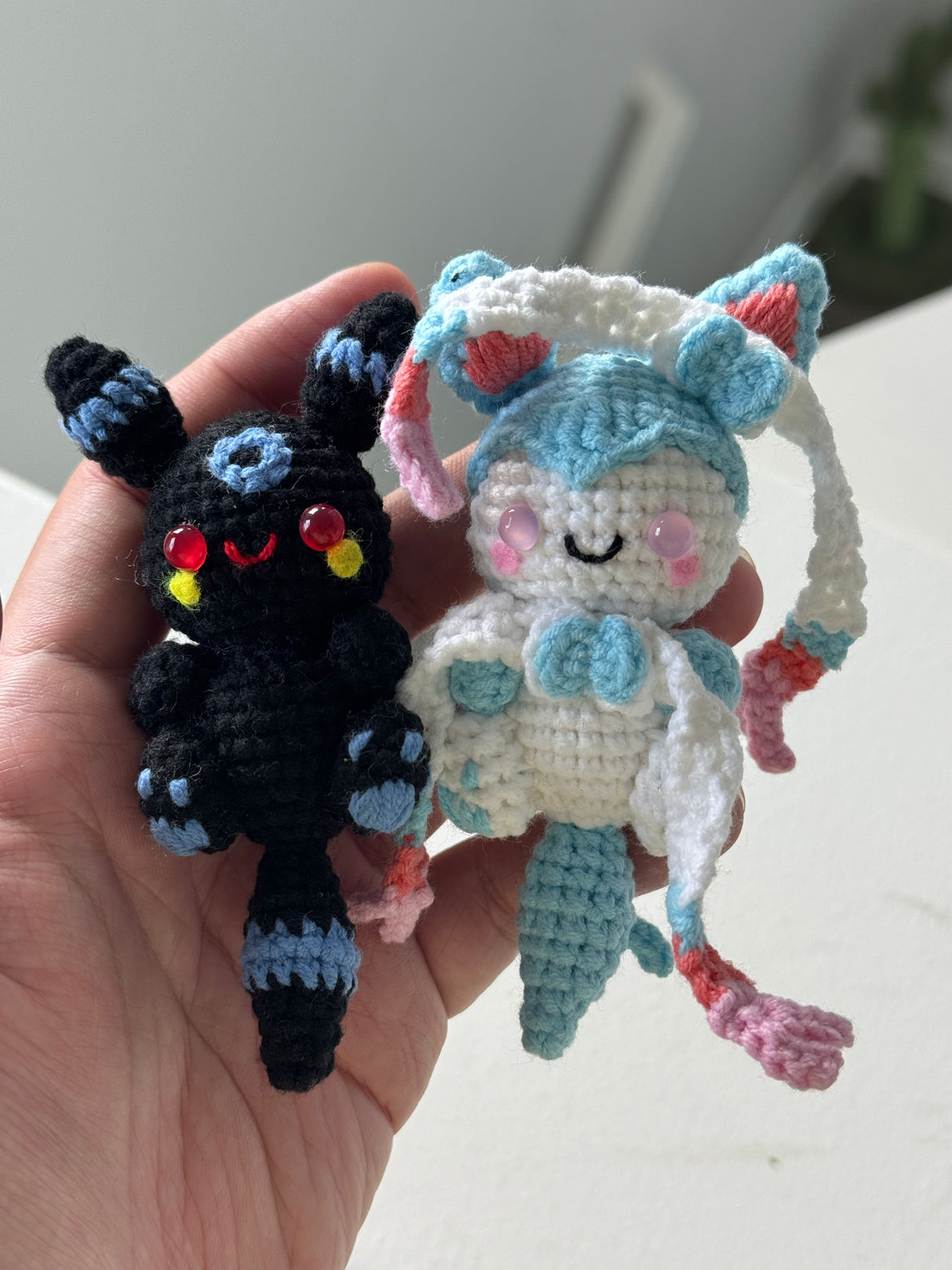 Moon Evolve Monster Keychain