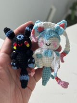 Moon Evolve Monster Keychain