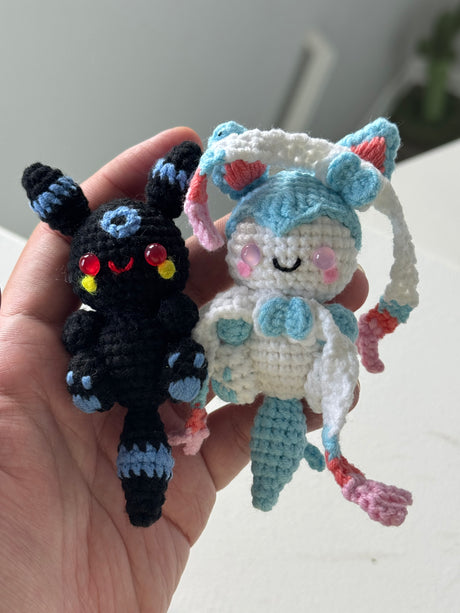 Moon Evolve Monster Keychain