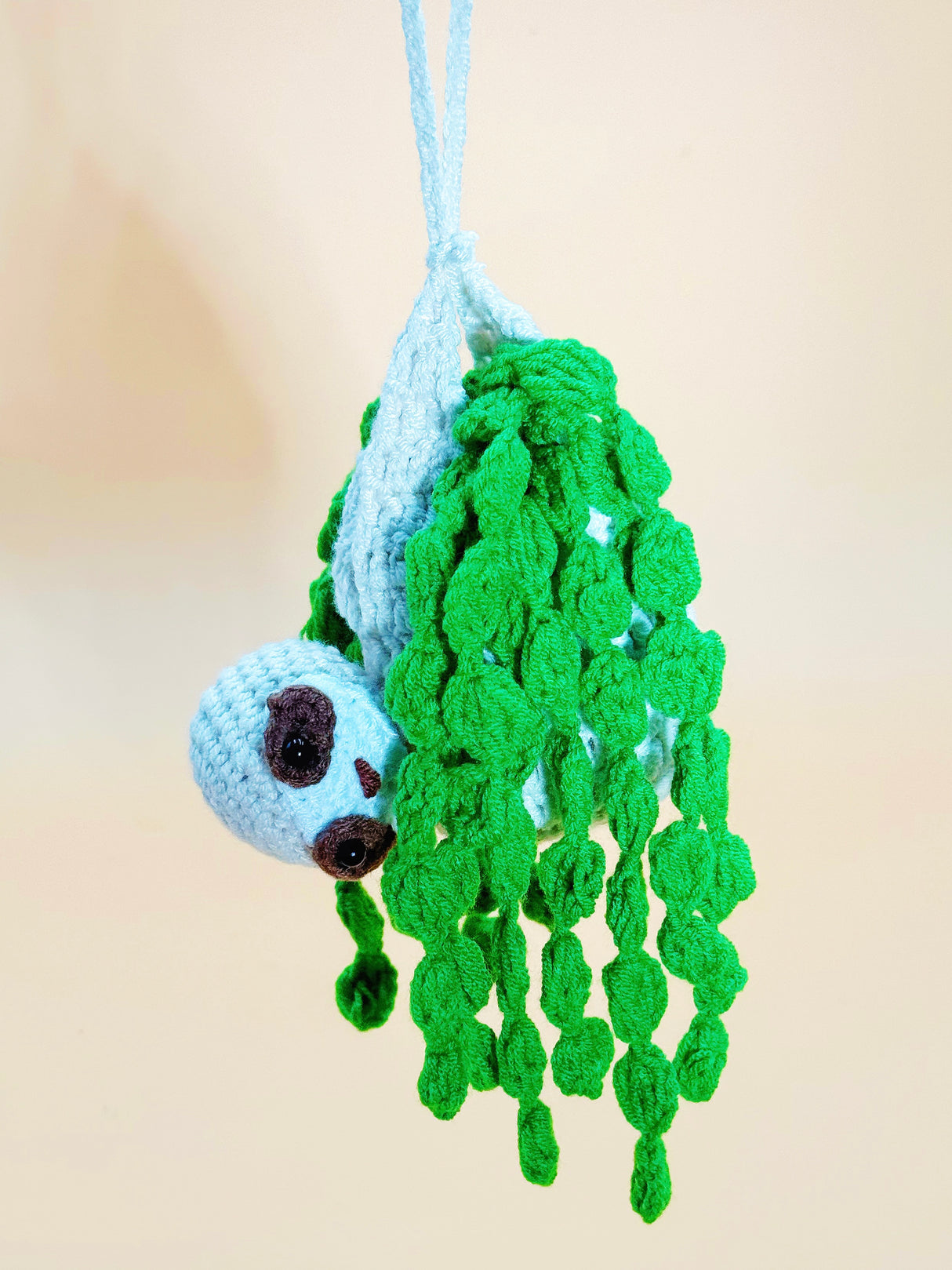 Sloth with plants Car Hanger