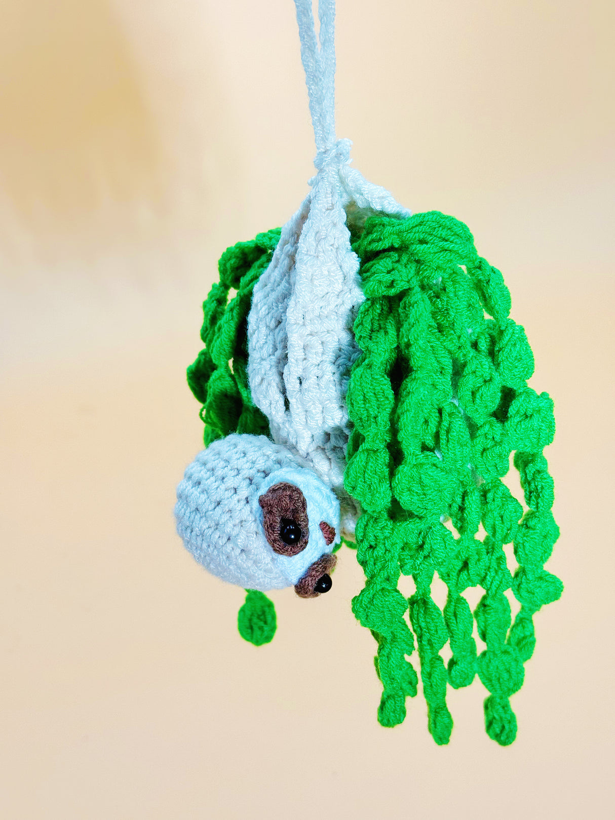 Sloth with plants Car Hanger