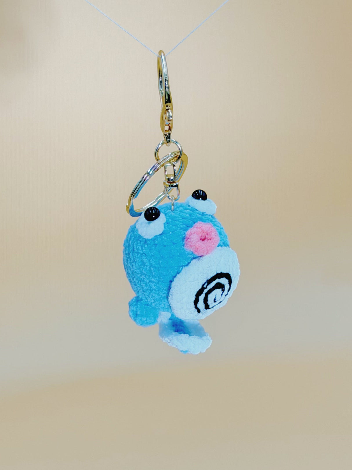Poli-wag Monster Keychain