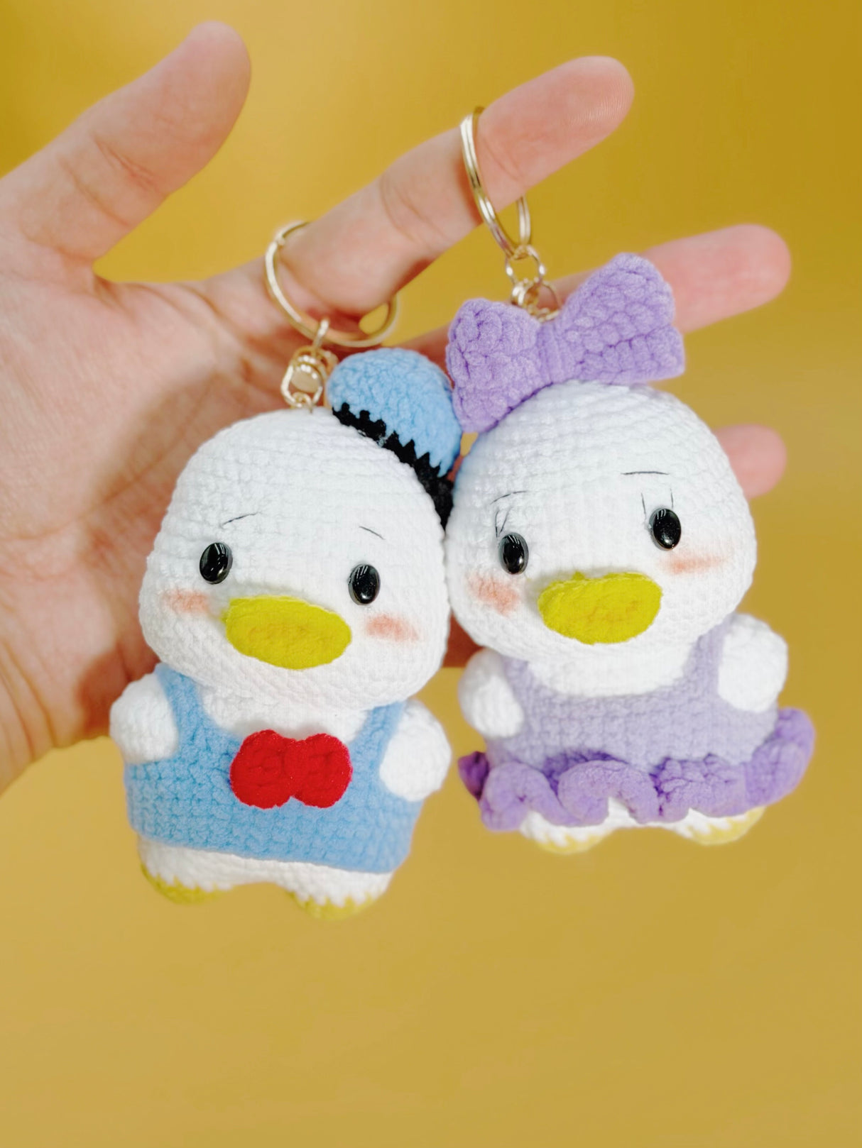Donald & Daisy Duck Keychain