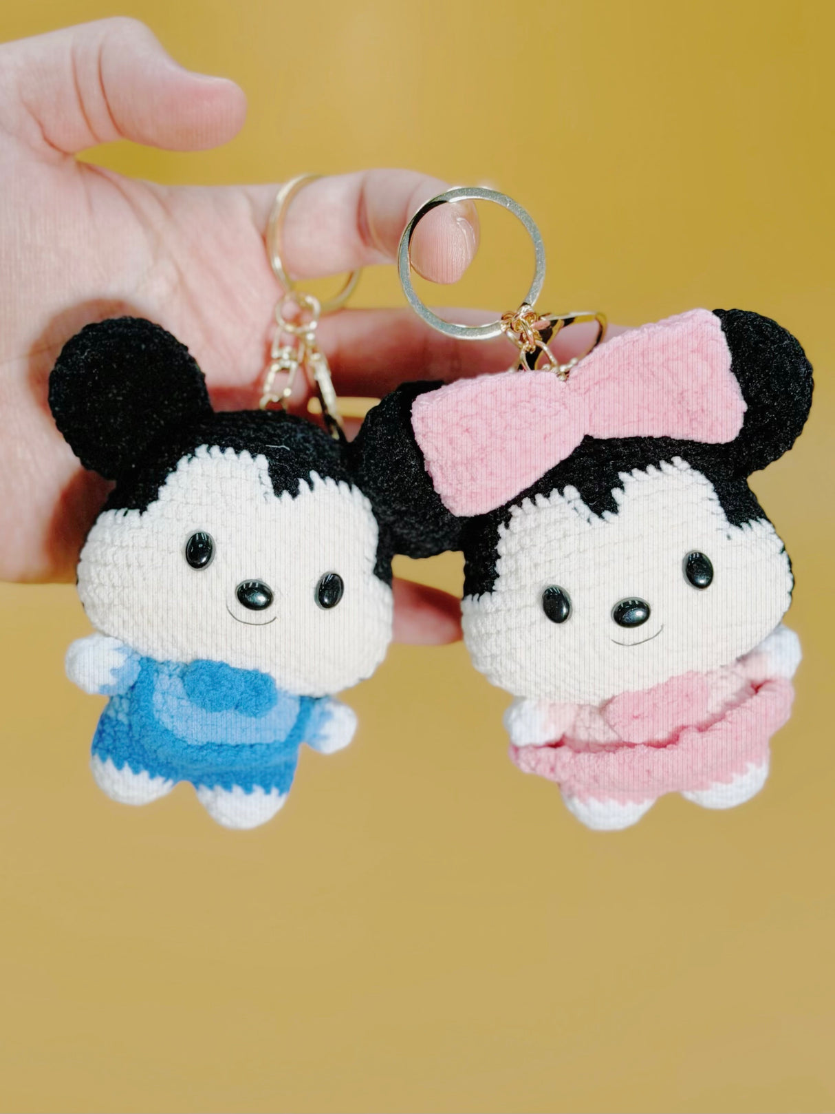 Mickey & Minnie Keychain