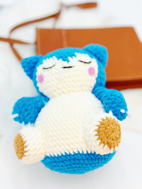 Snorlax Crochet Figure