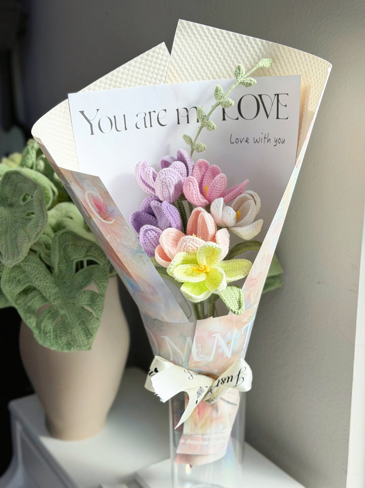 Jumbo Tulip Crochet Bouquet