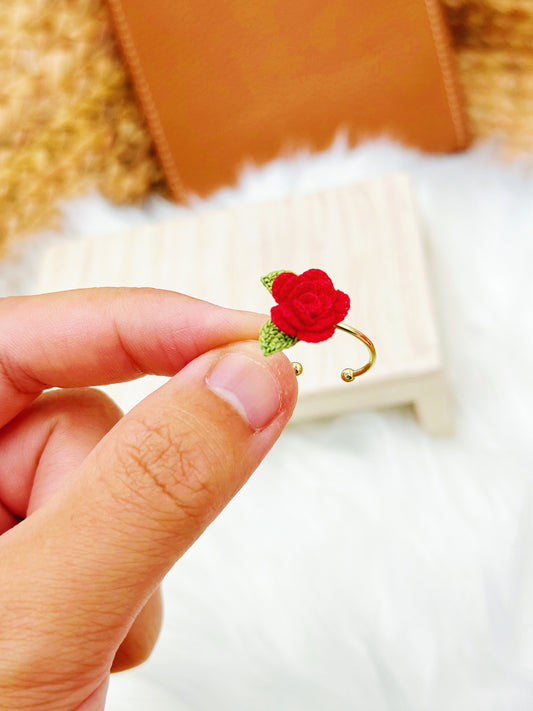 Red Rose Ring (Open Ended)