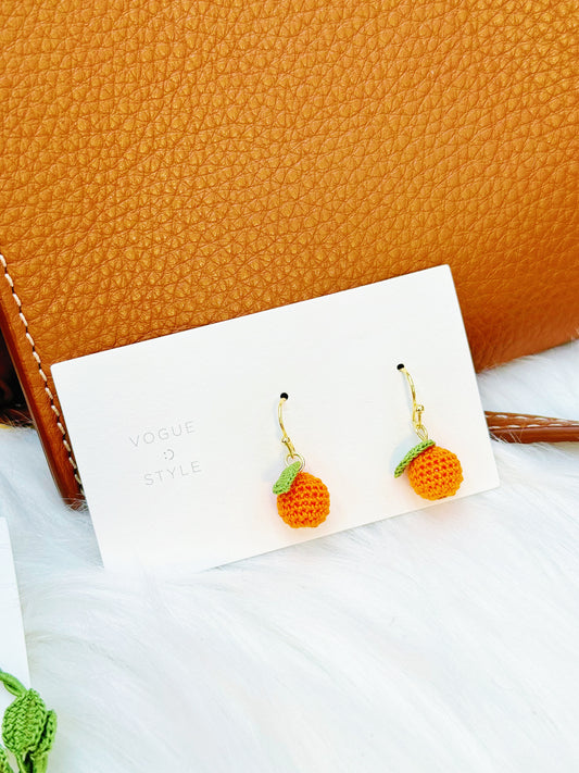 Orange Earrings