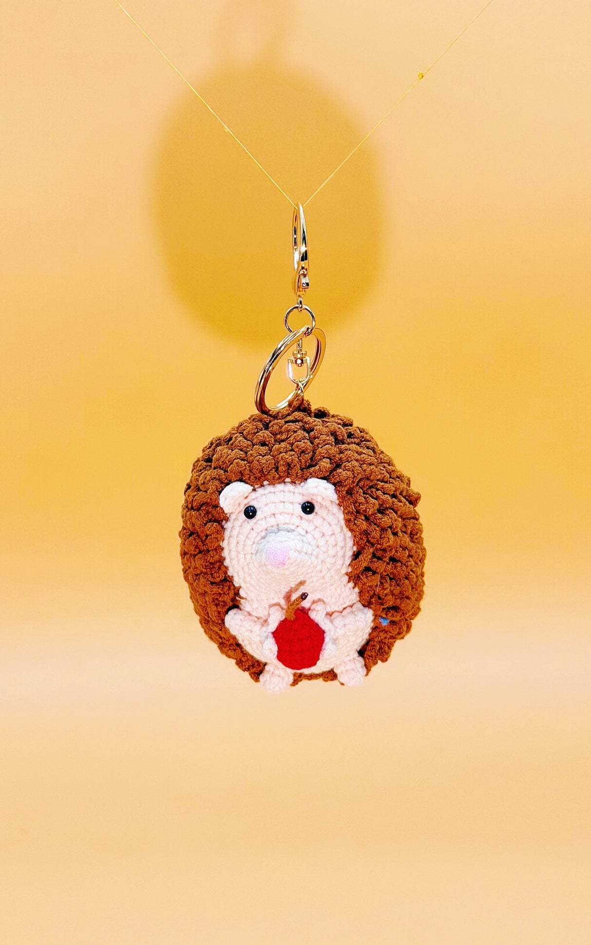 Hedgehog Keychain