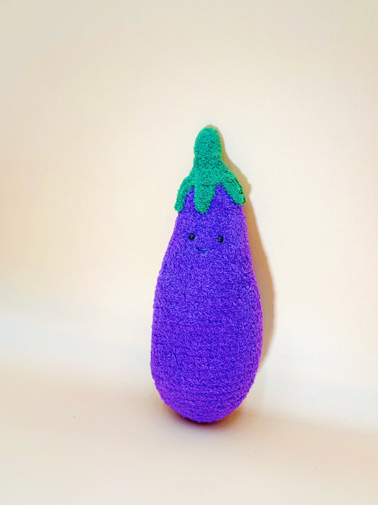 Smile Eggplant Plushie