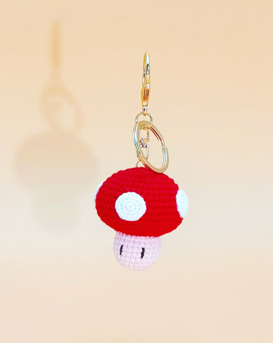 Mario Mushroom Keychain