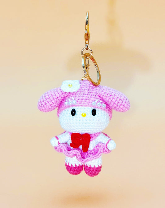 Melody Kitten: Crochet Keychain