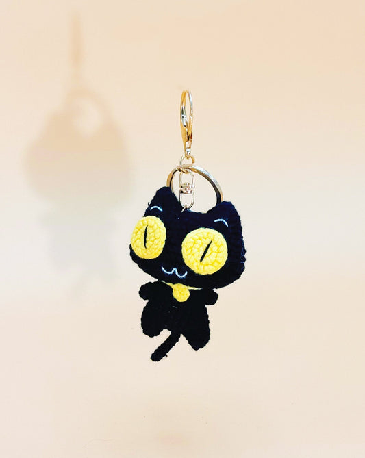 Black Cat Keychain