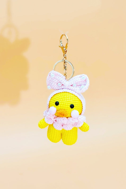 Princess Duck Keychain