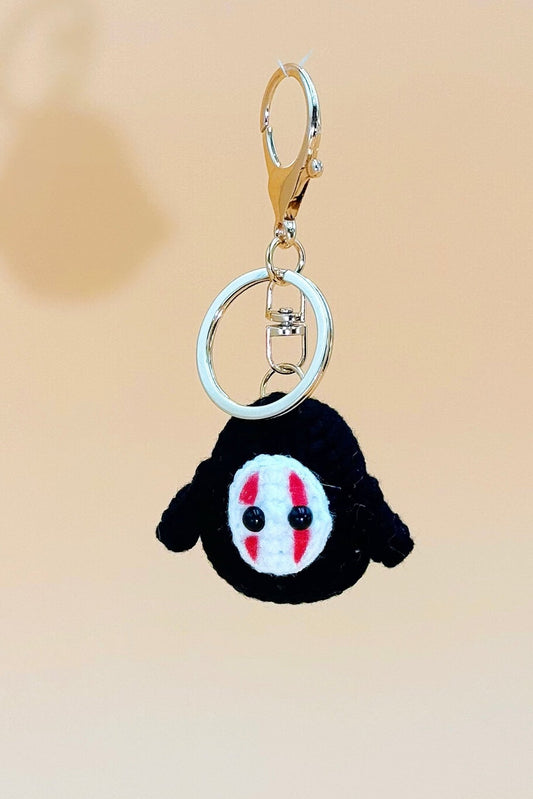 No Face Person Keychain