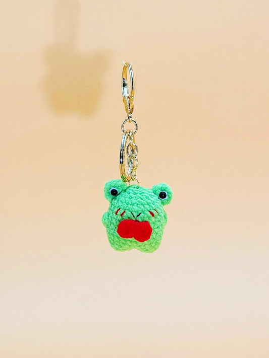 Frog with Bowtie Keychain