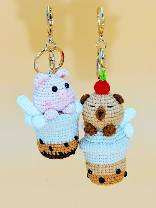 Boba Fever Keychain