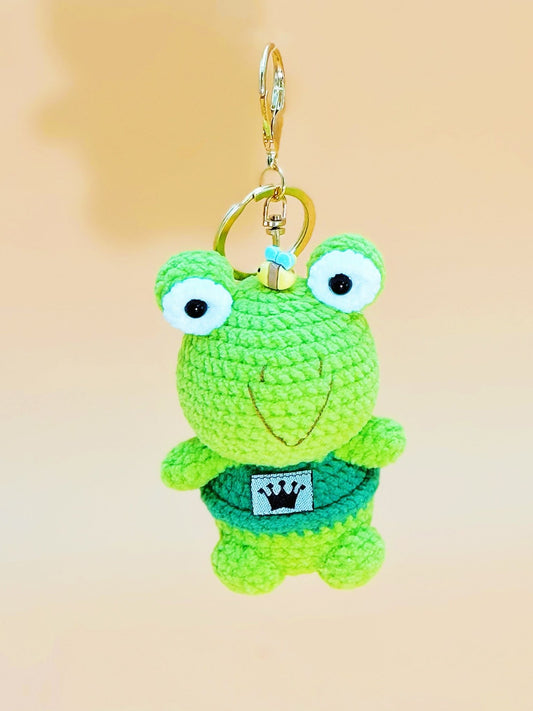 Frog with a bee Keychain