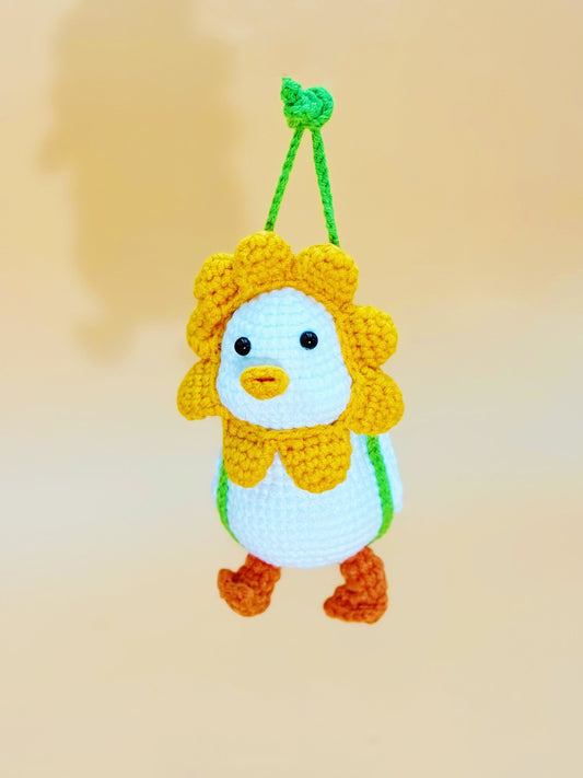 Dainty Ducklings: White Duck Swing