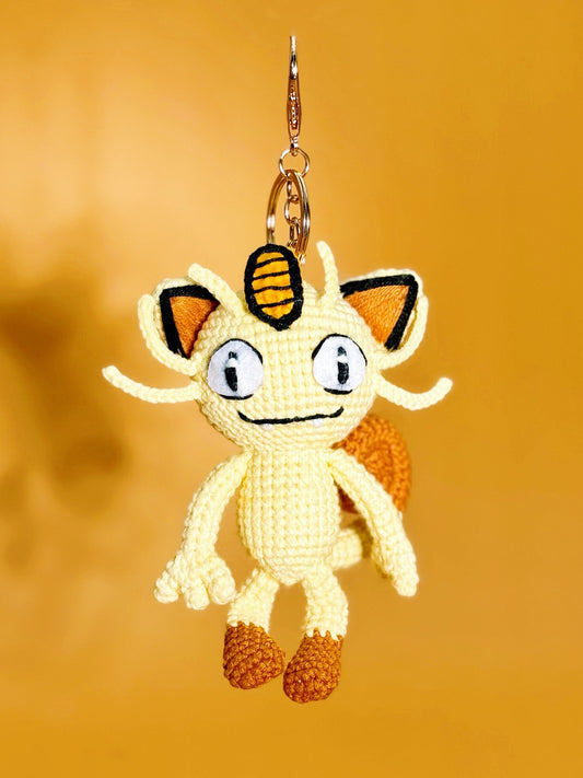 Meowth Keychain