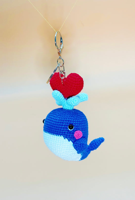 Whale Keychain