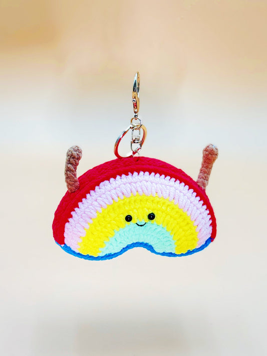 Smile Rainbow Keychain